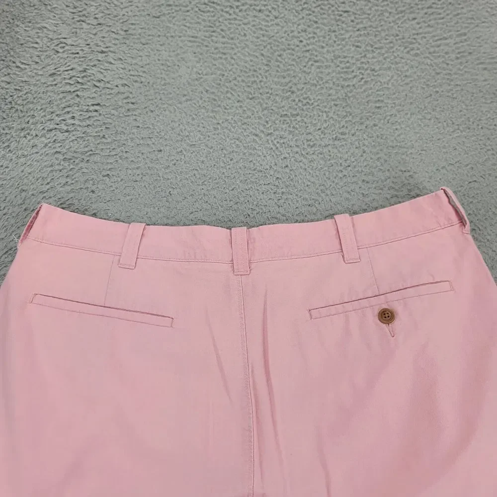 J.CREW Shorts Mens 34 Pink Sunwashed Oxford Chino‎ Preppy Beach Casual Pockets